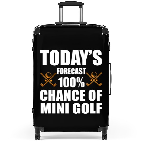 Funny Mini Golf Suitcases