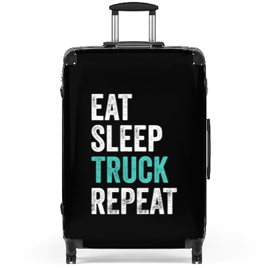 Truckers Eat Sleep Truck Repeat Truck Driver Suitcases