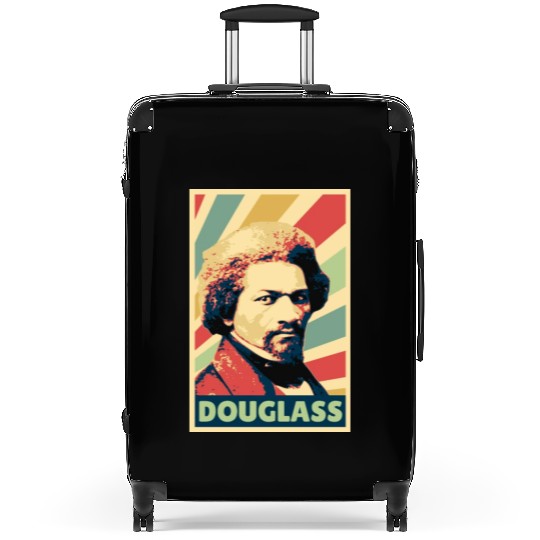 Frederick Douglass Vintage Colors Suitcases