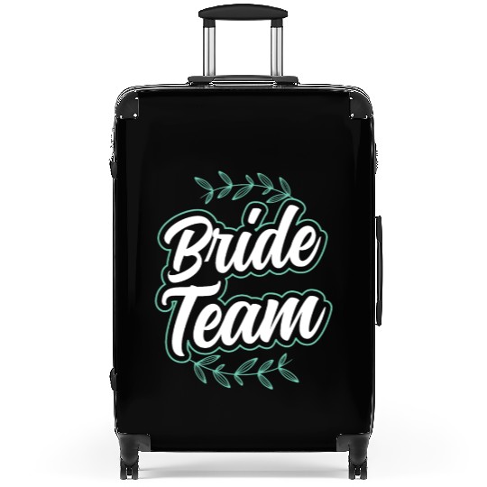 Bride Team Party Wedding Bachelorette Cute Suitcases