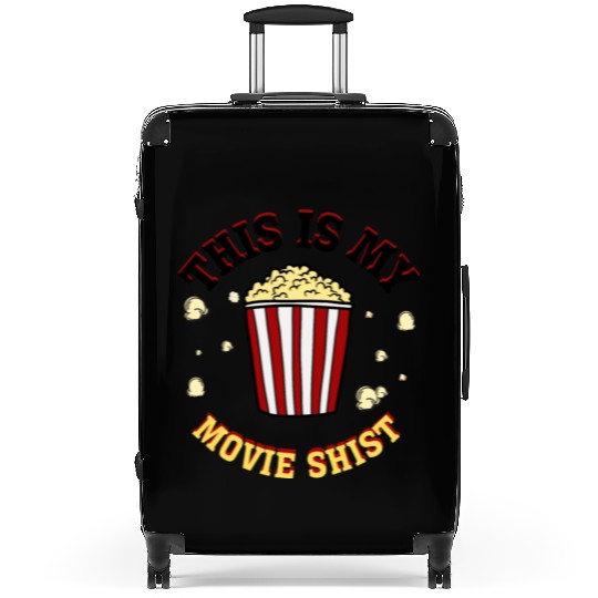 I'm Just Here For The Popcorn Cinama Movie Theater Suitcases