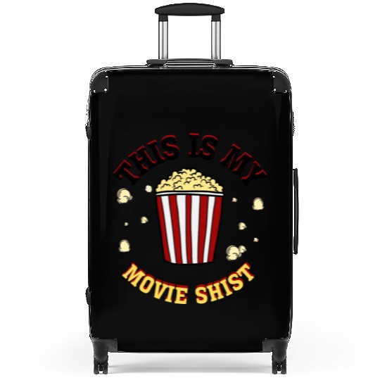 I'm Just Here For The Popcorn Cinama Movie Theater Suitcases