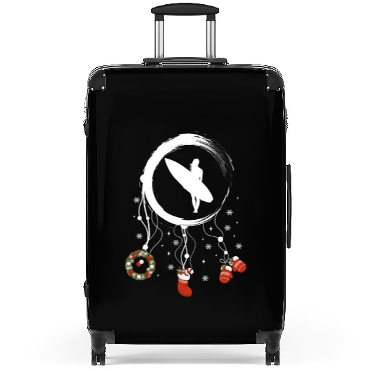 Winter dreamcatcher Christmas Surfer girl Suitcases