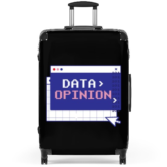 Data > Opinion Coding Programmer Code Coder Suitcases