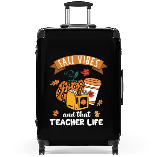 Fall Vibes And That Teacher Life Thanksgiving Suitcases
