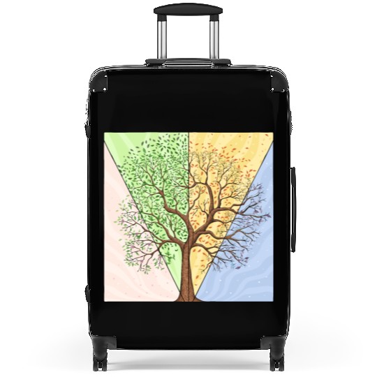 Four Seasons Trees Suitcases