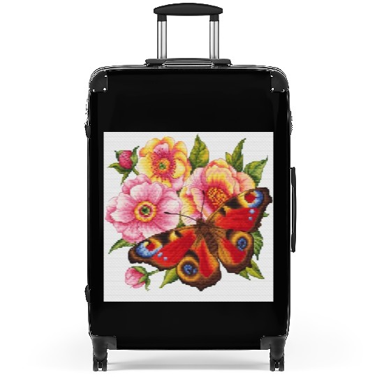Suitcases flowers for adults and kids