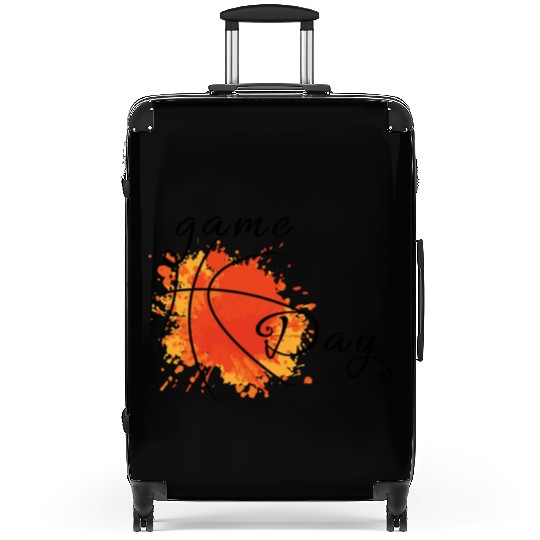Game Day Basketball Lightning Bolt Suitcases