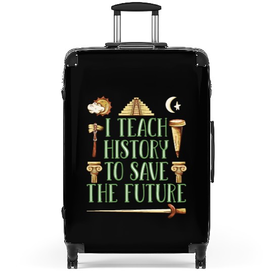 I Teach History Teacher Suitcases