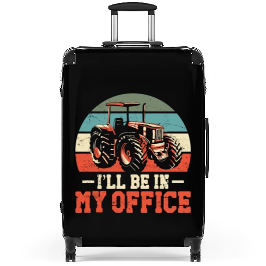 Farming Farmer Vintage Tractor Suitcases