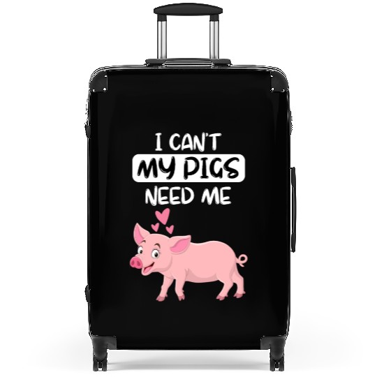 Farm Animal Piglet Farmer Funny Gift Pig Suitcases