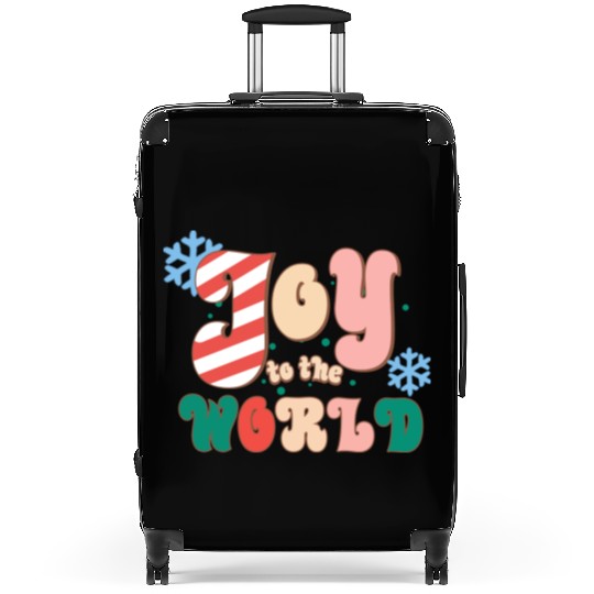 Joy To The World Suitcases