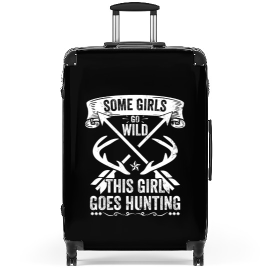 This Girl Goes Hunting Deer Hunting Season Suitcases