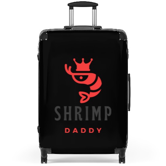 shrimp daddy Suitcases