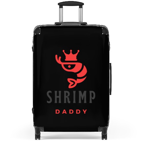 shrimp daddy Suitcases