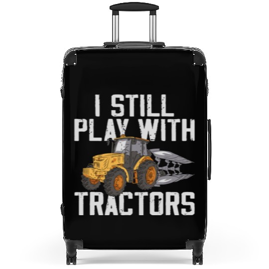 Farming Farmer Vintage Tractor I Suitcases