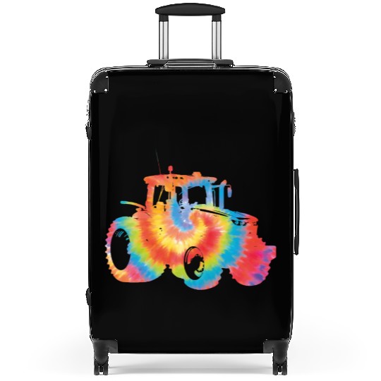 Farming Farmer Tie Dye 80s 90s Suitcases