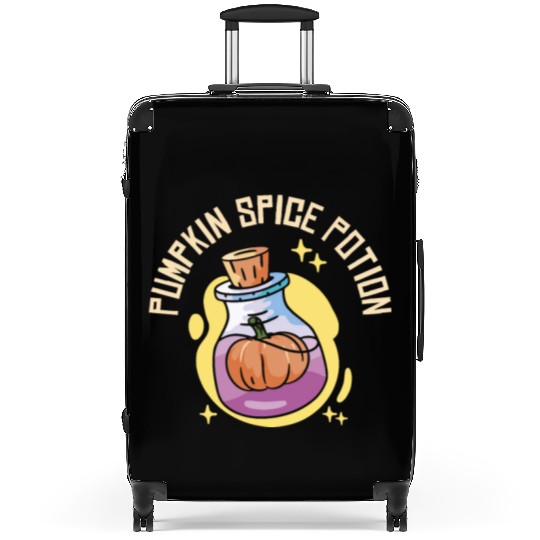 Pumpkin Spice Potion Coffee Enthusiast Halloween Suitcases