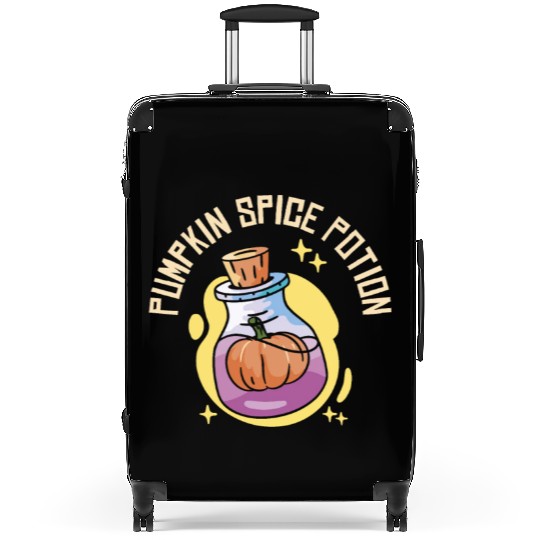 Pumpkin Spice Potion Coffee Enthusiast Halloween Suitcases