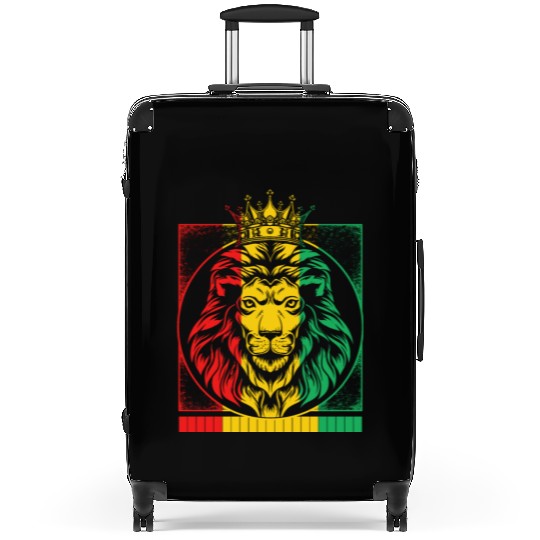 Rastafari Suitcases, Rasta Lion Of Judah Rastafarian