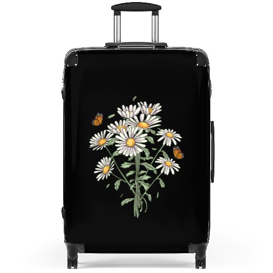 Marguerites Daisy Summer Daisies Flower Garden Suitcases