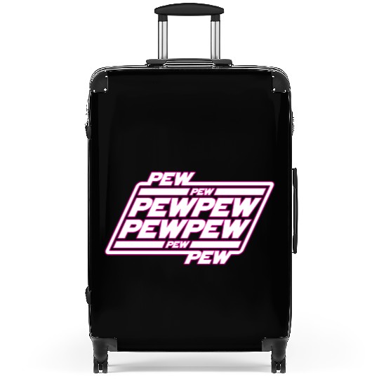 Pew Pew Pew Suitcases