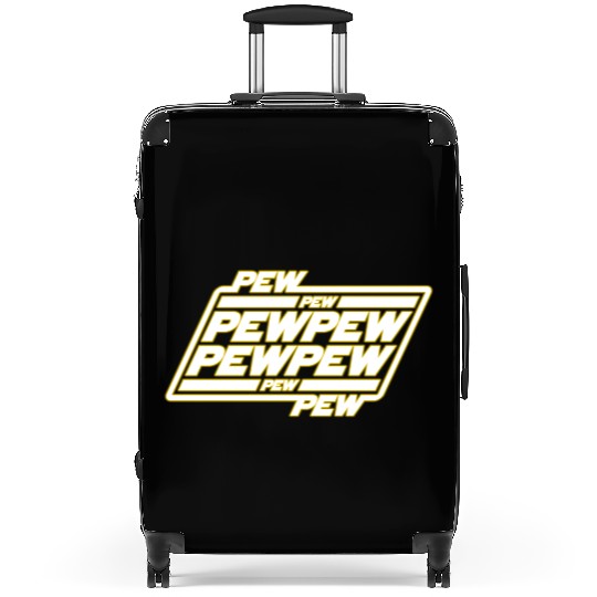 Pew Pew Pew Suitcases
