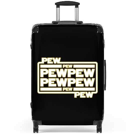 Pew Pew Pew Suitcases