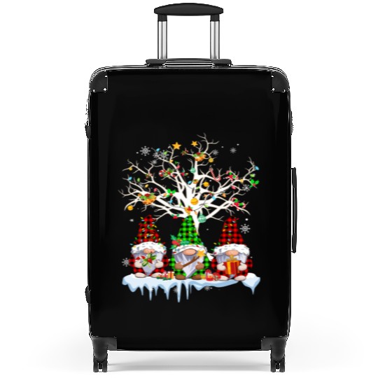 Gnomes Merry Christmas Light Family Gnome Xmas Suitcases