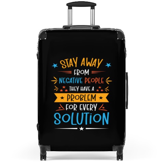 Problem Solution Critical Thinkers Positive Suitcases