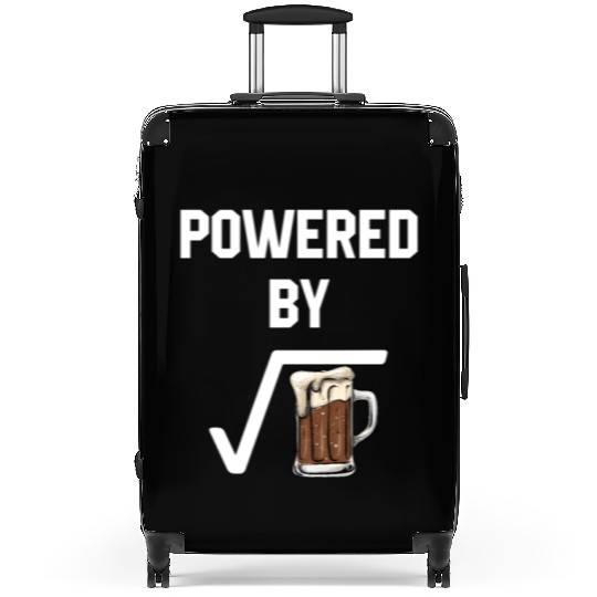 Powered by root beer, root beer Suitcases