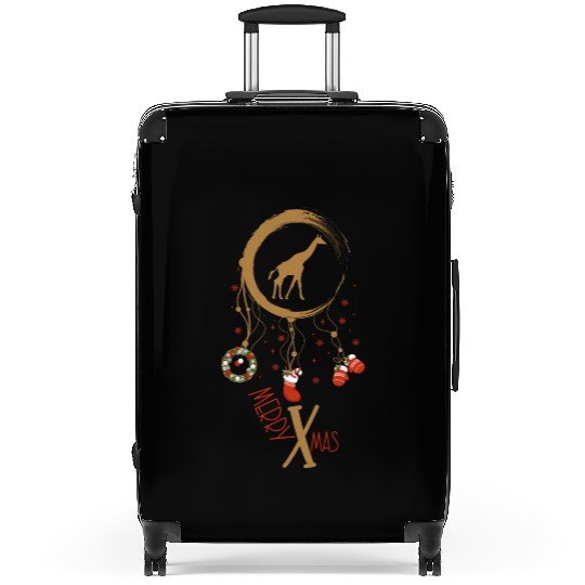 Winter dreamcatcher Christmas Giraffe Suitcases