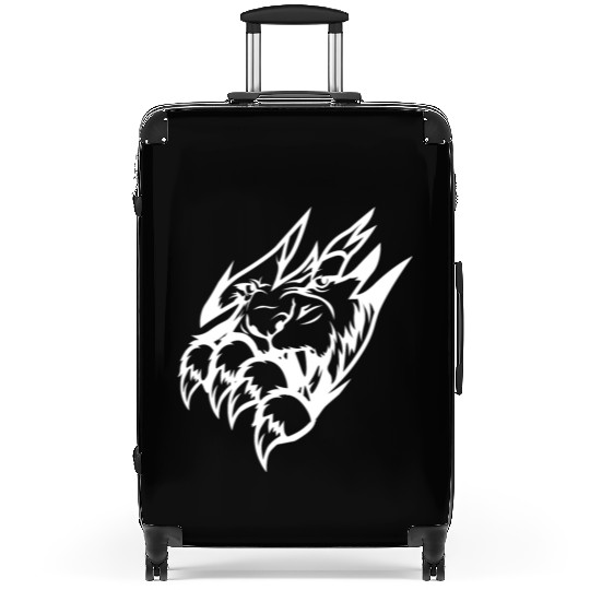 LION WHITE Suitcases