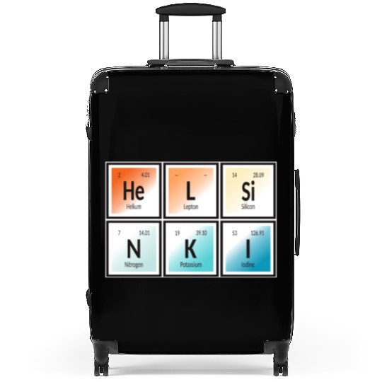 Helsinki | Periodic Table of Elements Suitcases