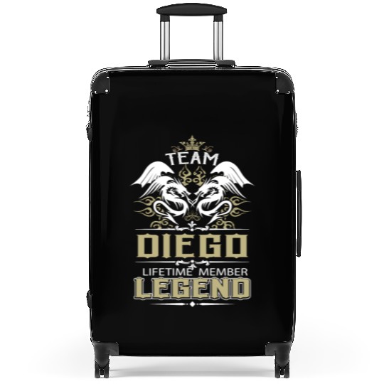 Diego Name Suitcases - Diego Dragon Lifetime Member