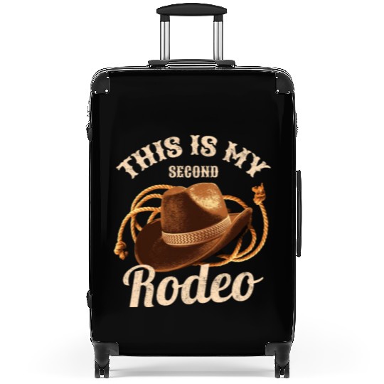 Rodeo Bull Riding Livestock Show Farmer Cattle Suitcases