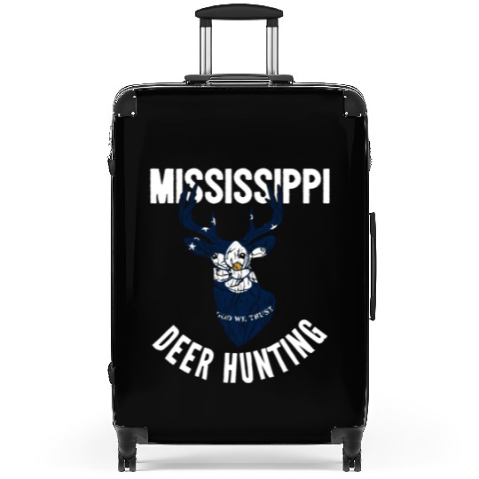 Mississippi Deer Hunting Buck Stag Hunter Suitcases