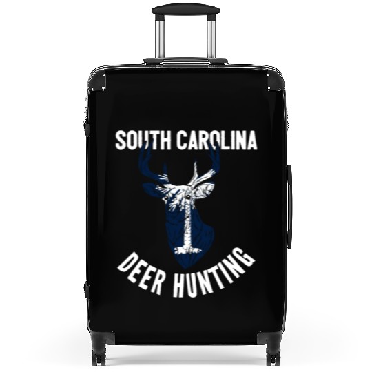 South Carolina Deer Hunting Buck Stag Hunter Suitcases