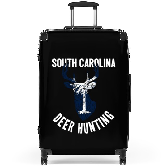 South Carolina Deer Hunting Buck Stag Hunter Suitcases