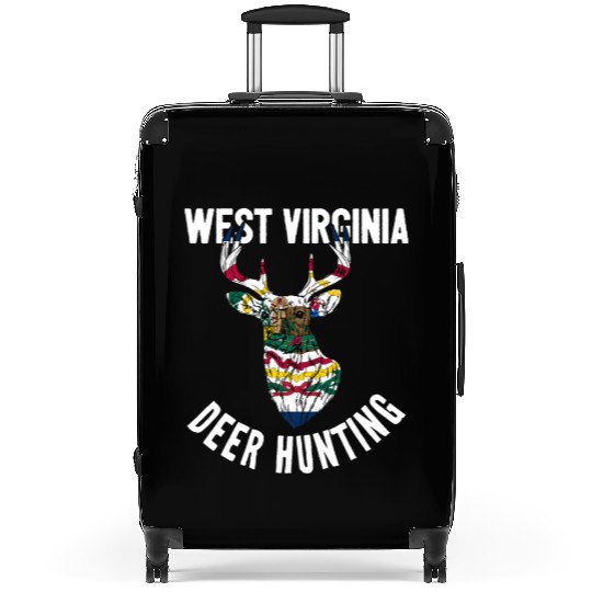 West Virginia Deer Hunting Buck Stag Hunter Suitcases