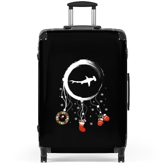 Winter dreamcatcher Christmas Hammerhead shark Suitcases