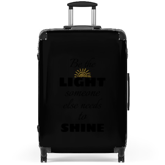 Be the Light Suitcases