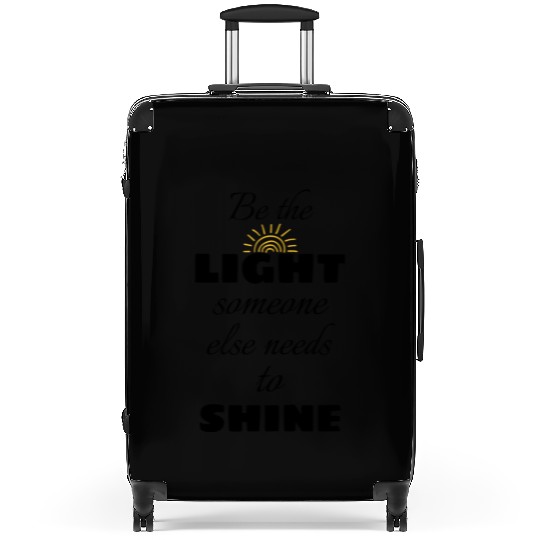 Be the Light Suitcases