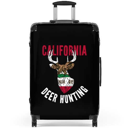 California Deer Hunting Buck Stag Hunter Suitcases
