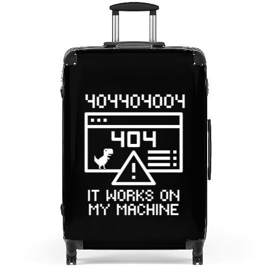 Works On My Machine | Software Developer Meme Suitcases