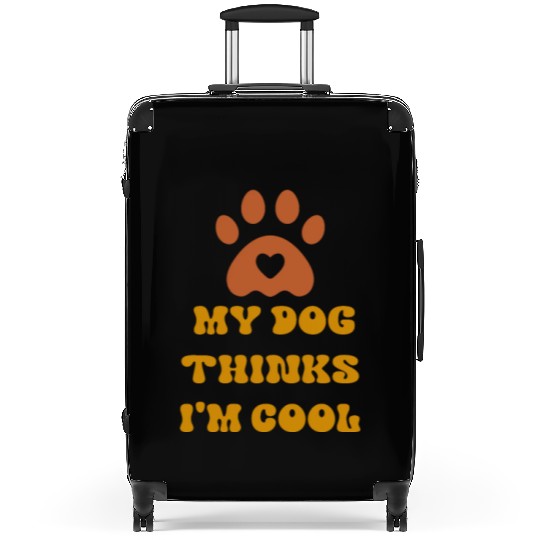 Crazy Dog Suitcases Unisex-Adult My Dog Thinks Im C