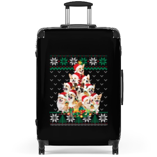 Corgi Christmas Funny Dog Lover Xmas Suitcases