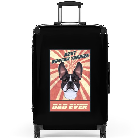 Best Boston Terrier Dad Ever I Boston Terrier Suitcases