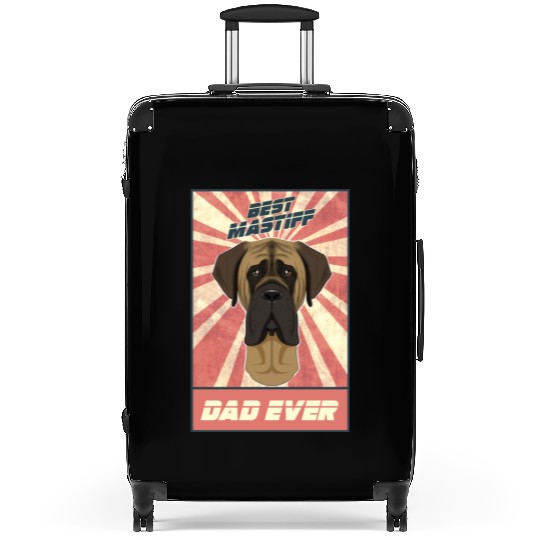 Best Mastiff Dad Ever I Mastiff Lover Suitcases