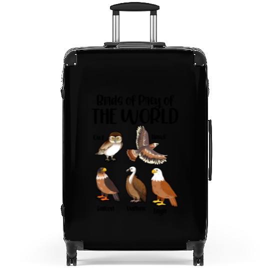 Birds of Prey Of The World Suitcases